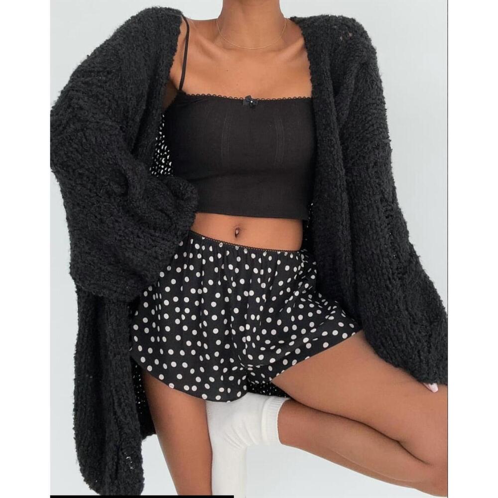 NEW RUMORED aspen cardigan in black